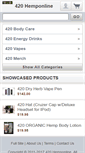 Mobile Screenshot of 420hemponline.com