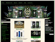 Tablet Screenshot of 420hemponline.com